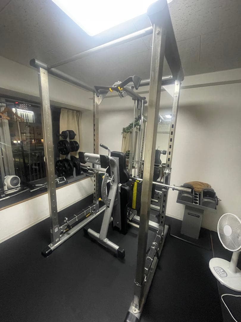 引き取り限定 大阪市　　　　タフスタッフパワーラック　ラットプーリーローセット