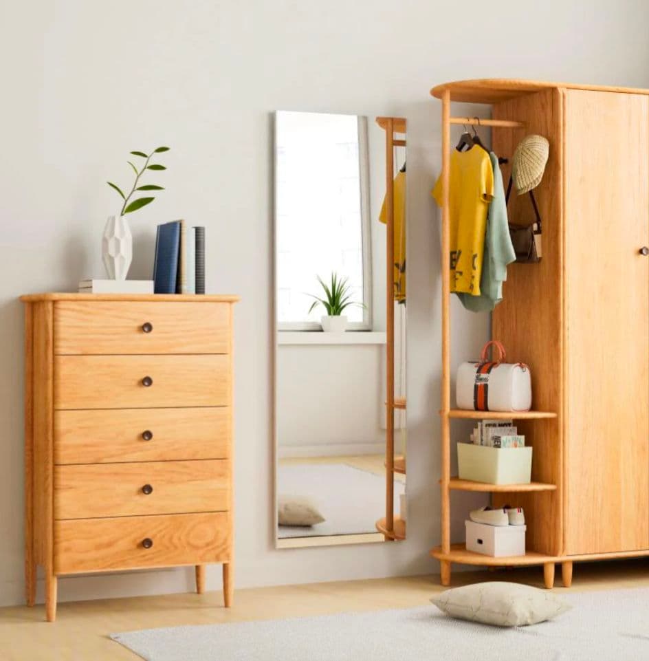 割れない 全身ミラー 姿見 フィルムミラー ホワイト 40×145　壁掛＆立掛