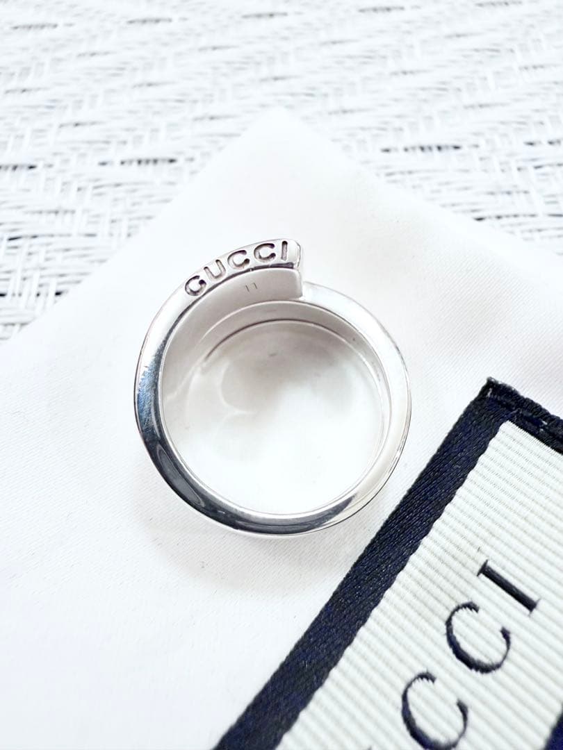 グッチ　GUCCI スパイラル　スネーク リング　指輪　11 グッチ 新品仕上げ