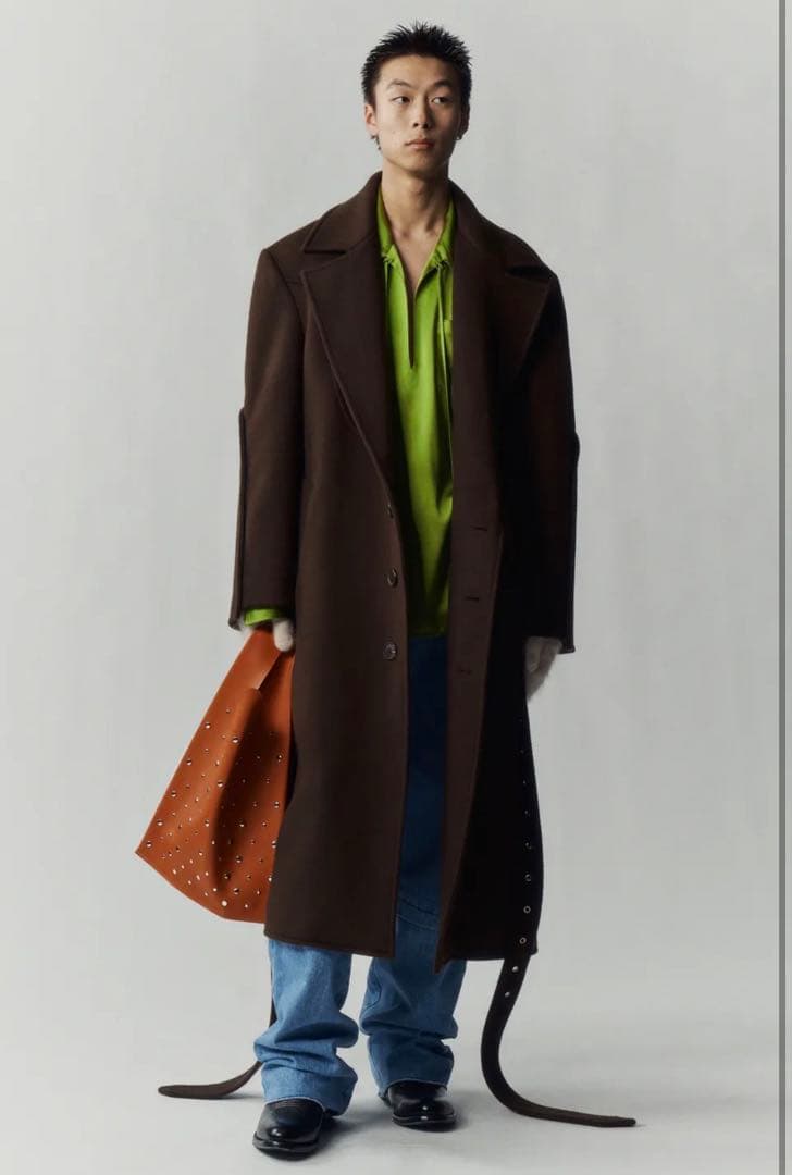 ジャケット・アウター Commission Lasso Brown Belted Coat XS