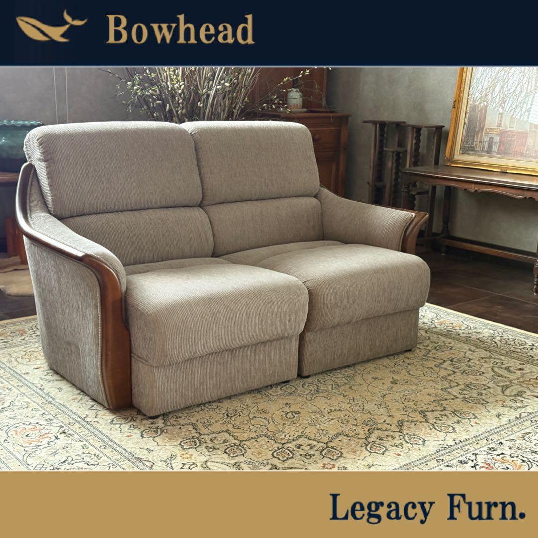 ① 希少　グレーファブリック　セパレートソファ　ビンテージソファ　nZ