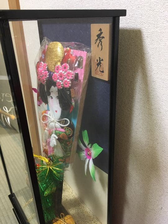 羽子板 ガラスケース オルゴール