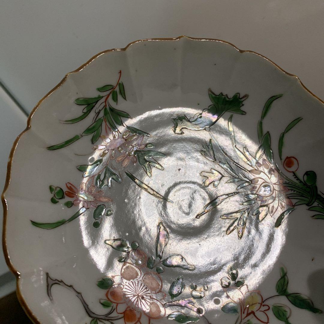 南京赤絵皿5枚 唐物