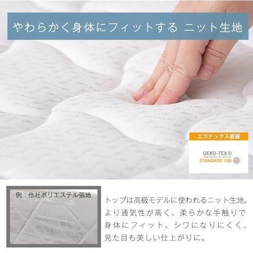 マットレス ダブル 極厚　トリプル ポケットコイル ウレタン　高級　通気性　最高