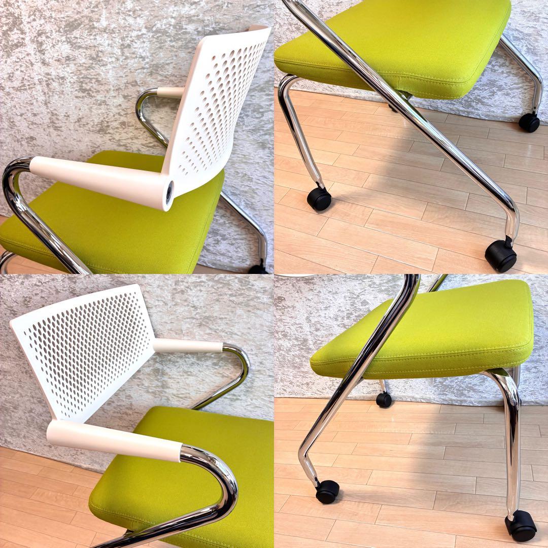 vitra ヴィトラ ビザロール2 visaroll 2 タイヤ付チェア 2脚①