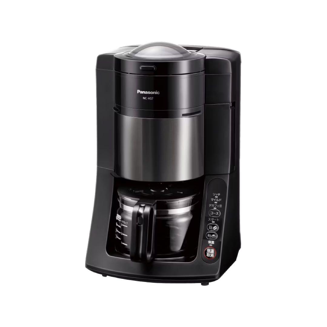 Panasonic NC-A57-K コーヒーメーカー【紙フィルターつき】