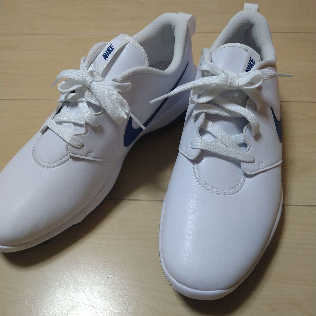 ナイキゴルフシューズ28ローシGツアーホワイトブルー