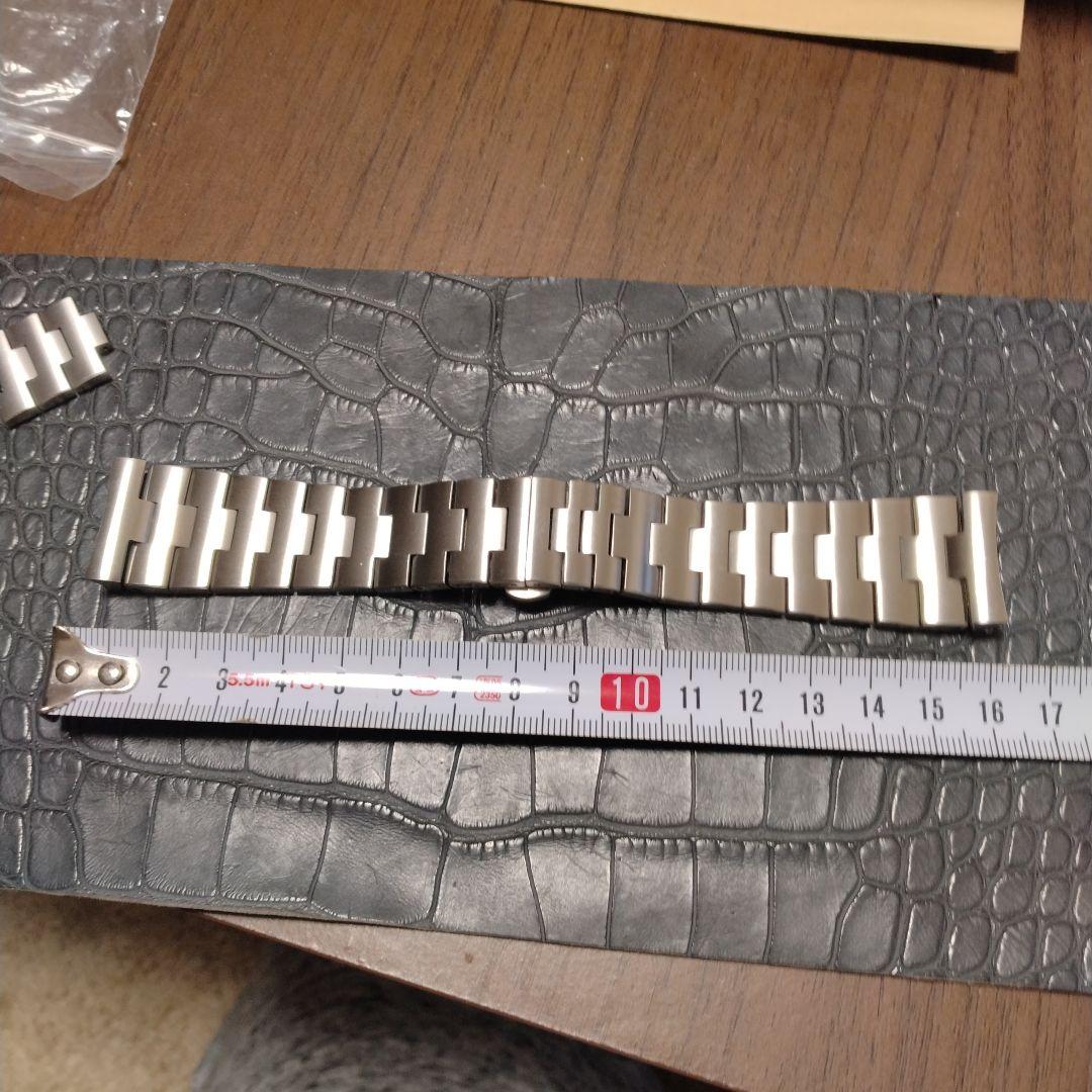 パネライ　純正ステンレス製ベルト　パネライブラック購入　正規品　美品