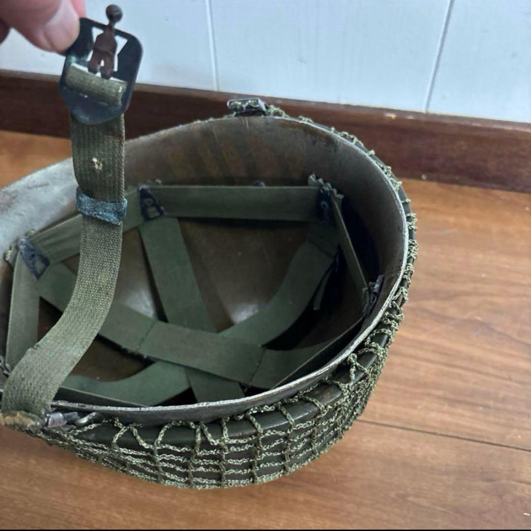 米軍　実物　M–1 HELMET Ｍ1 ヘルメット送料無料