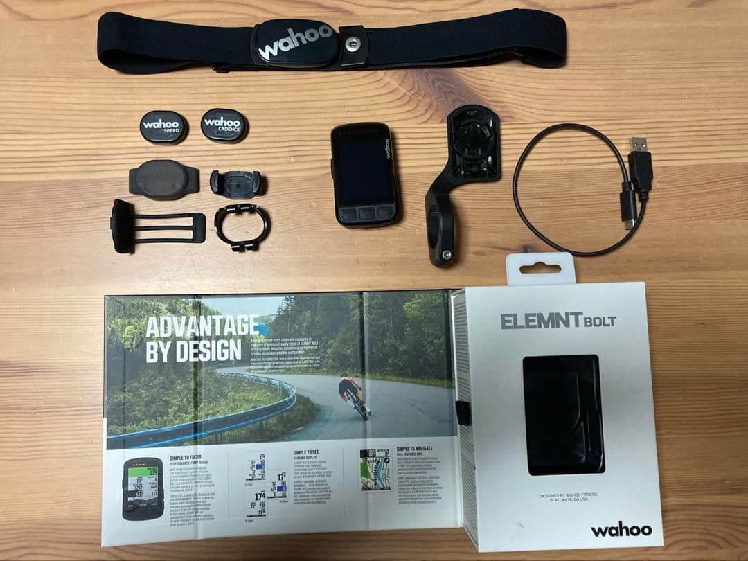 Wahoo ELEMNT BOLT サイクルコンピューター 本体、付属品多数！！