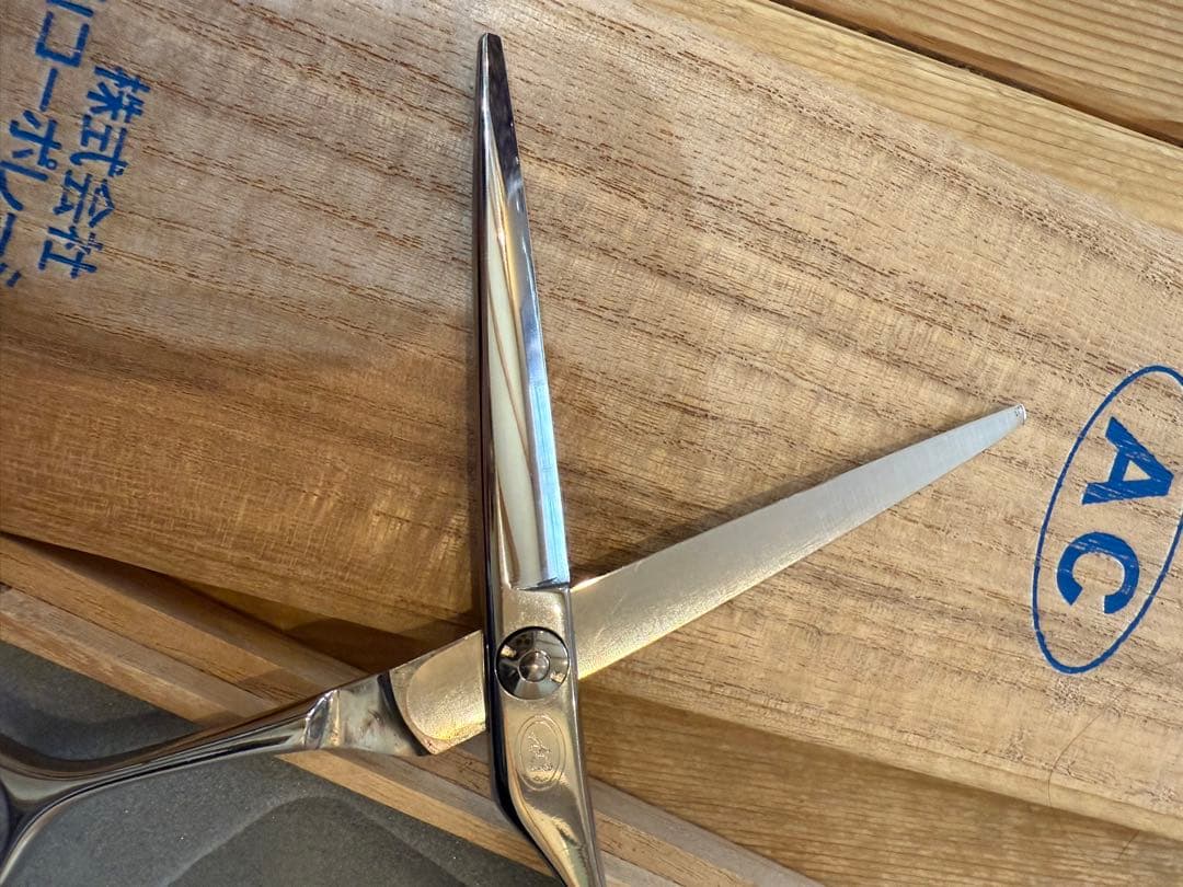 YAMAHAさん専用美容師シザー　メガネタイプ　青山コーポレーション　美品