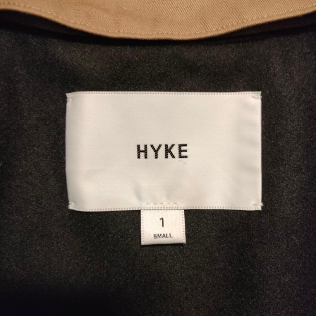 【極美品】HYKE BIG FIT トレンチコート 脱着ライナー付 ベルト付