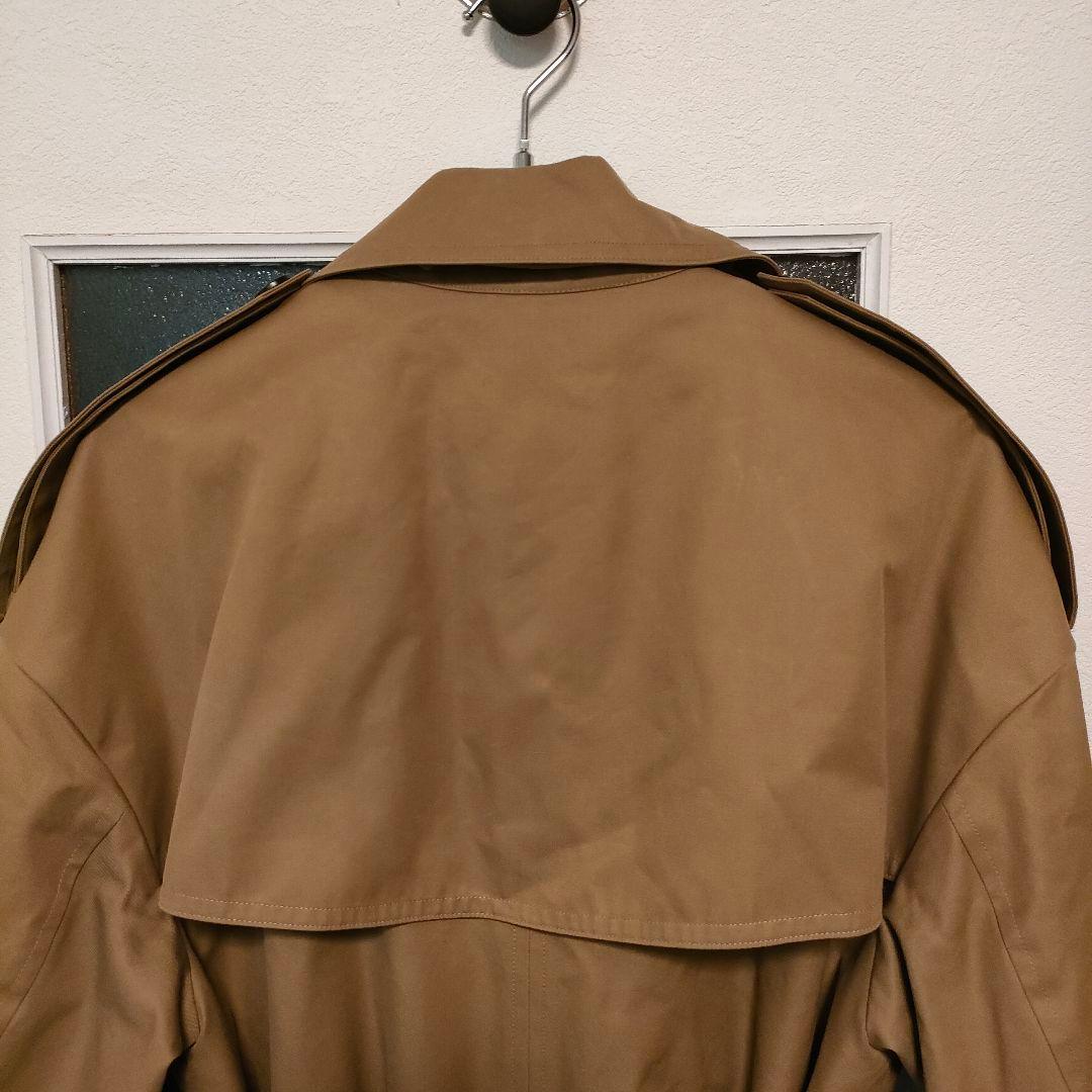 【極美品】HYKE BIG FIT トレンチコート 脱着ライナー付 ベルト付