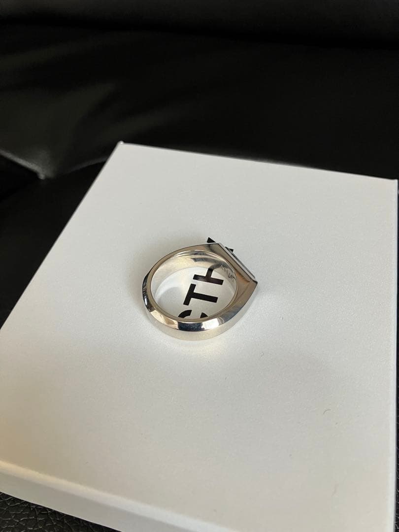 Cthy Ring (Larvikite) シルバーリング 19号 新品未使用