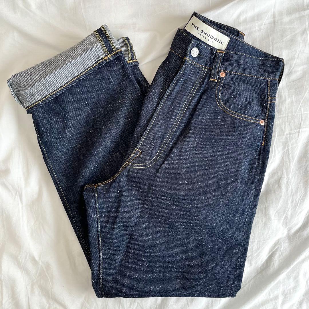 THE SHINZONE ザシンゾーン ハイウエストデニム ネップ　36