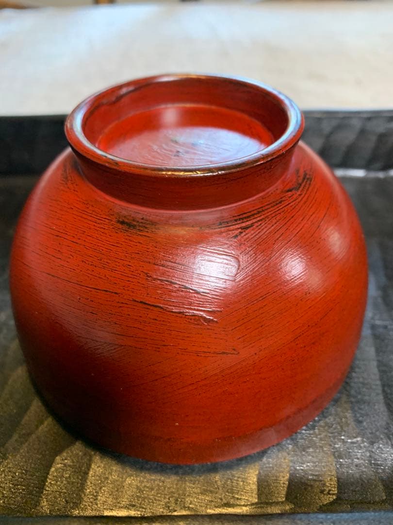 山岸厚夫　　汁椀　渕布刷毛　曙　新品に近い美品