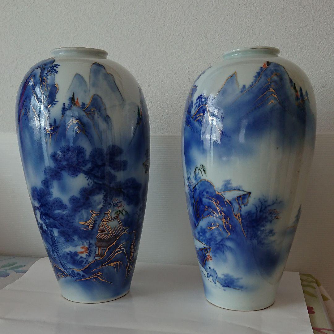 吉祥★古～い！ペア花瓶？(２個一対)