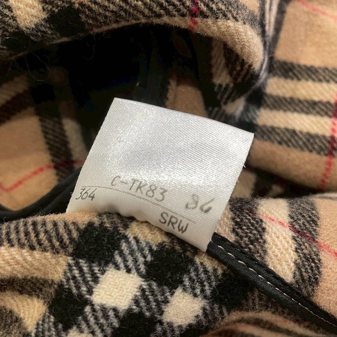 田中　バーバリーブルーレーベル ノバチェック ダッフルコート