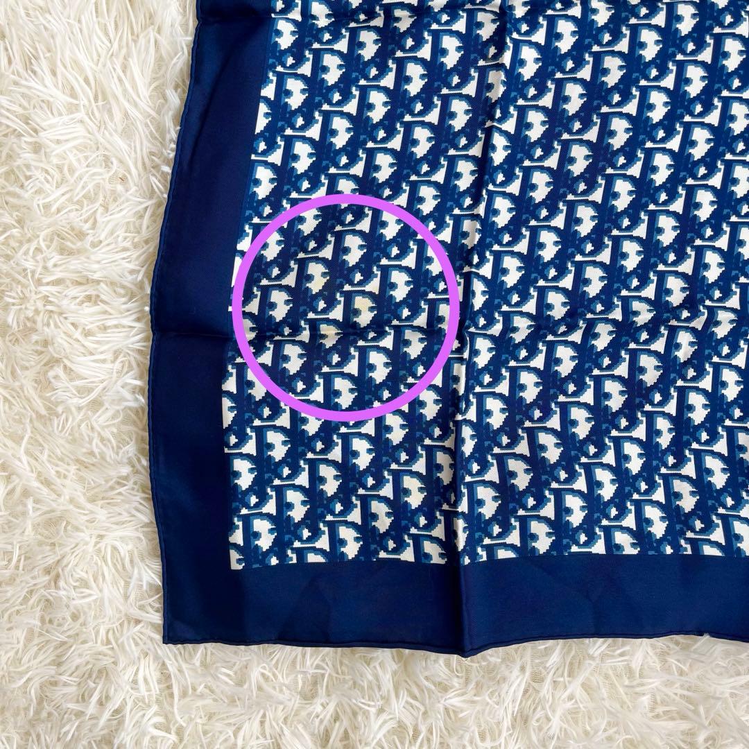 Dior ディオール スカーフ ロゴ ブルー