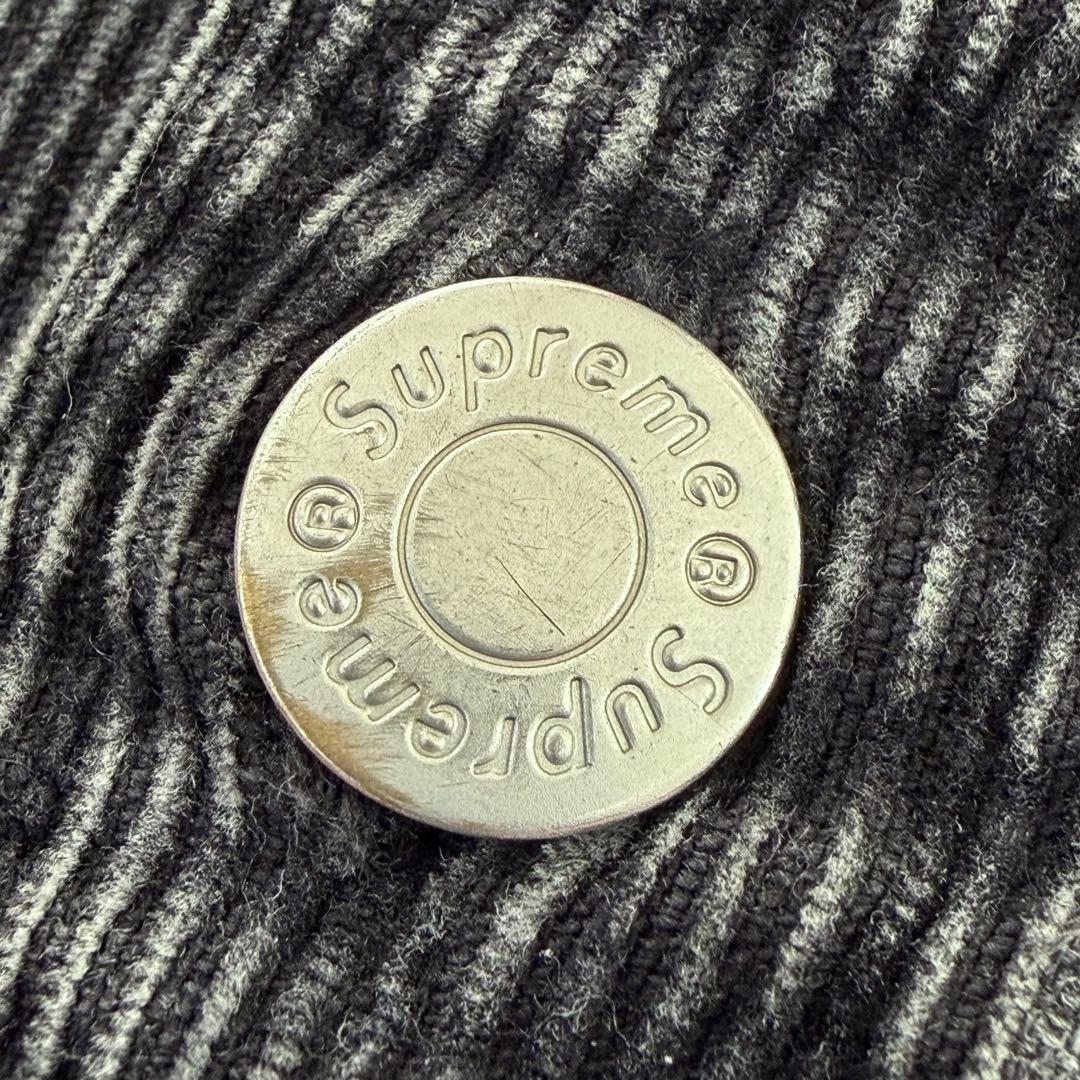 Supreme　Washed Corduroy　コーデュロイ シャツ　黒　Ｍ