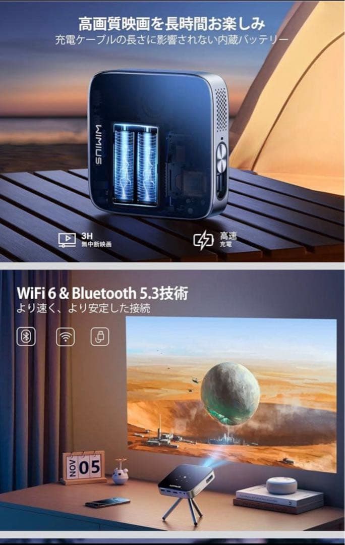 Q3 プロジェクター本体 一回使用