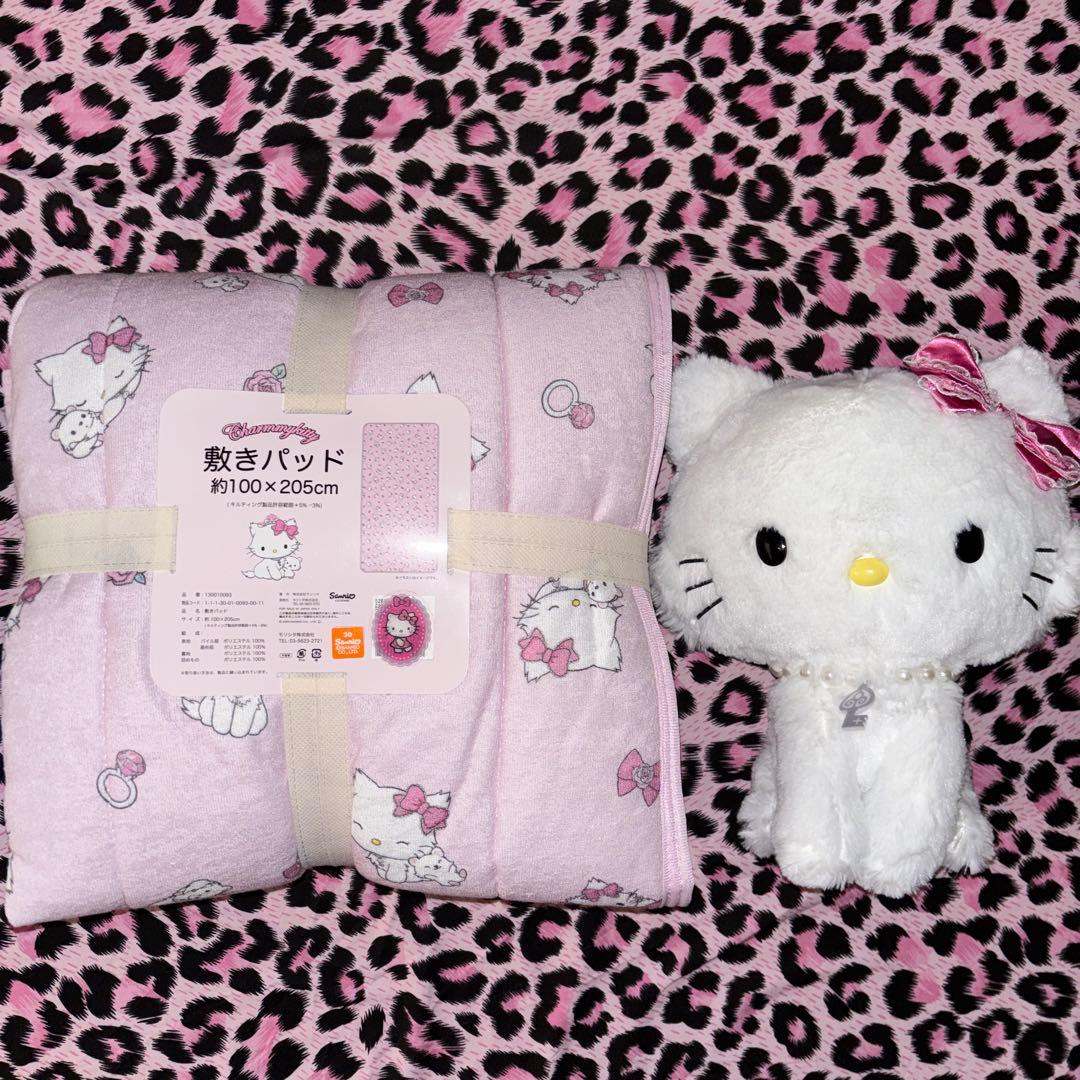 チャーミーキティ 敷きパッド ベッドカバー Charmmy Kitty