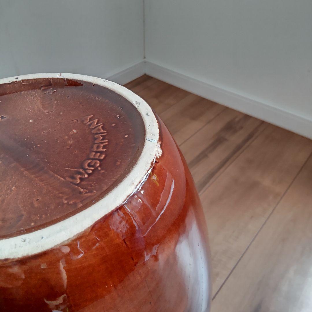 大型花器　西ドイツ製　ファットラバ　W.GERMANY　フラワーベース　42cm