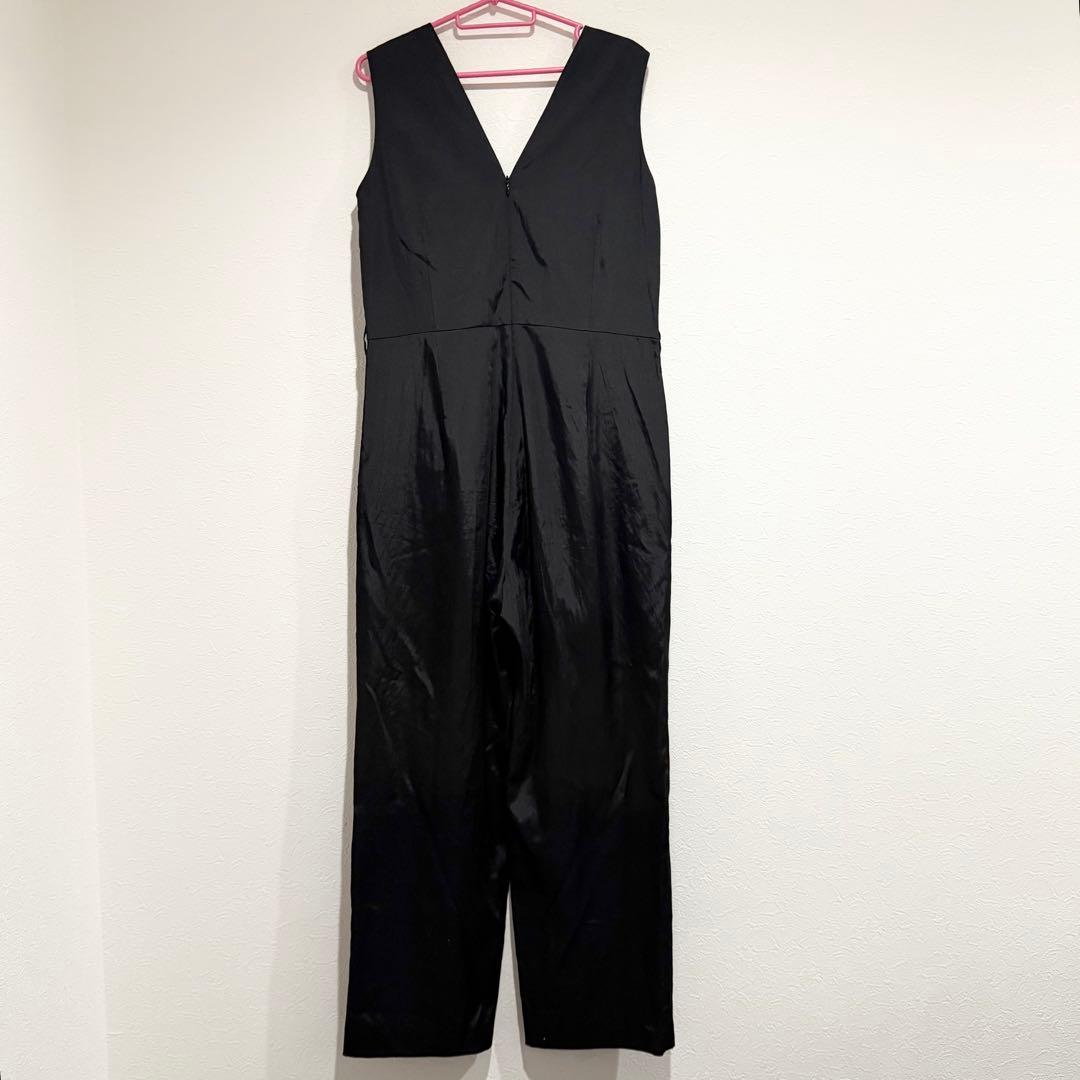 CONTE サテン　ノースリーブオールインワン