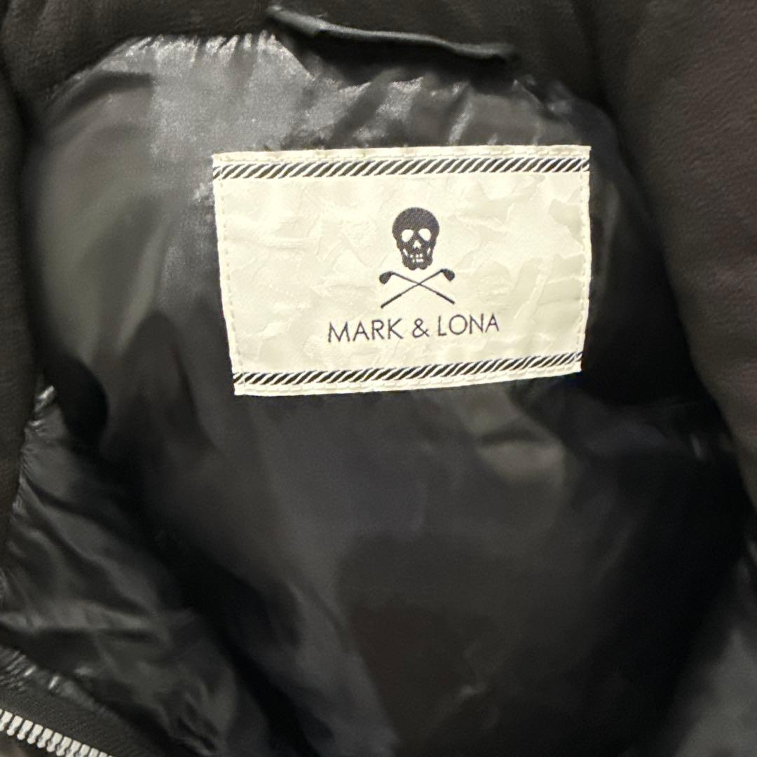 値下げしました。MARK & LONA ブラック ダウンベスト ゴルフ