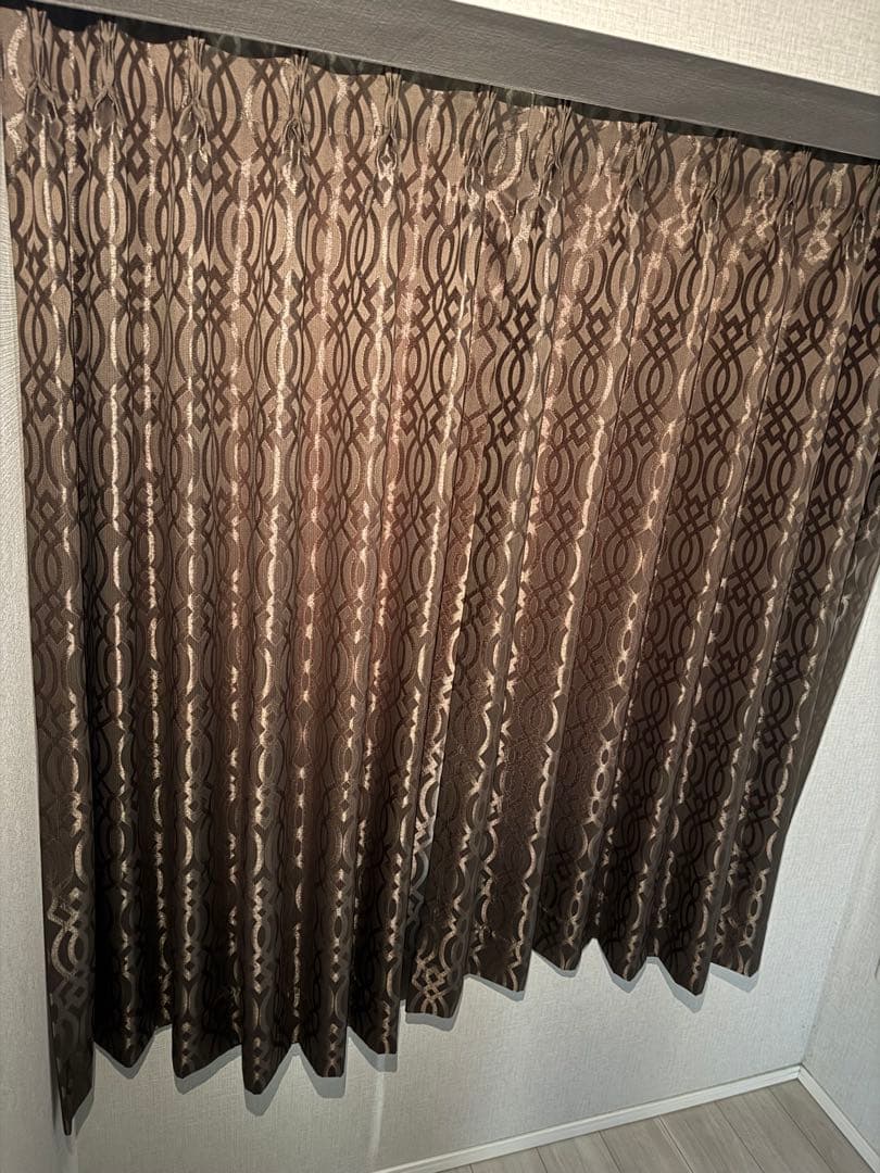 大幅値下げ超特化！高級ドレープカーテン×2枚