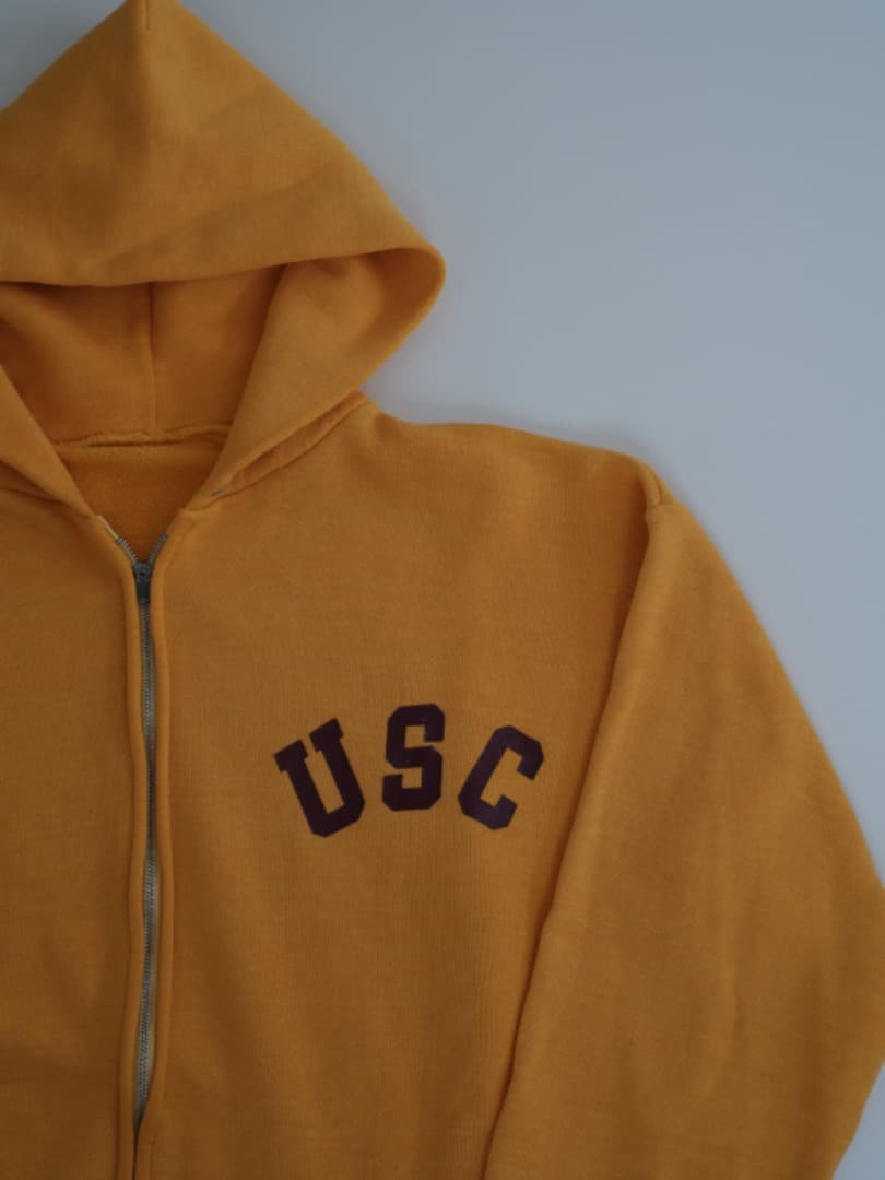 極上サイズ 60s USC アルミジップパーカー ヴィンテージ