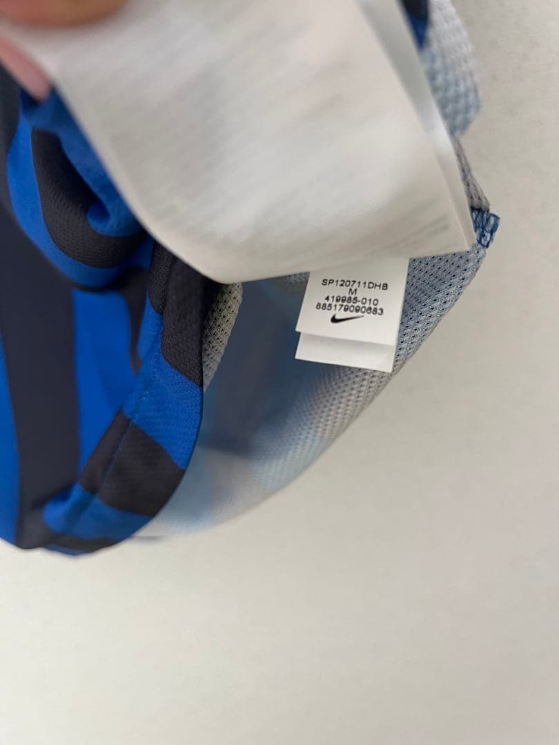 希少！長友佑都選手55 Nike インテルユニフォーム青黒 ストライプ　Mサイズ