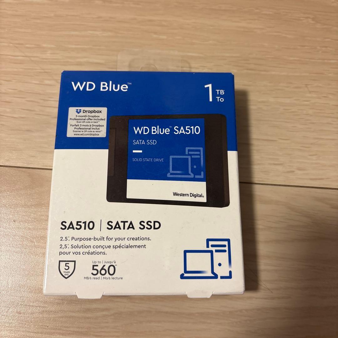 未使用　WD Blue SA510 SATA SSD 1TB