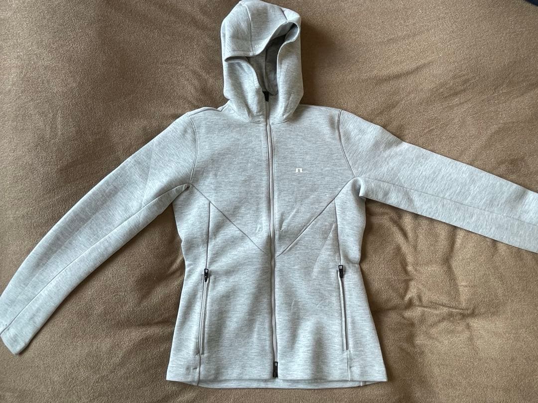 ジェイリンドバーグ　ジップアップフードパーカー グレー