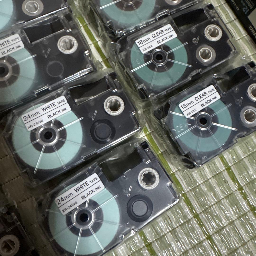 カシオCASIOネームランド　テープカートリッジ　テプラ　シール　まとめ売り