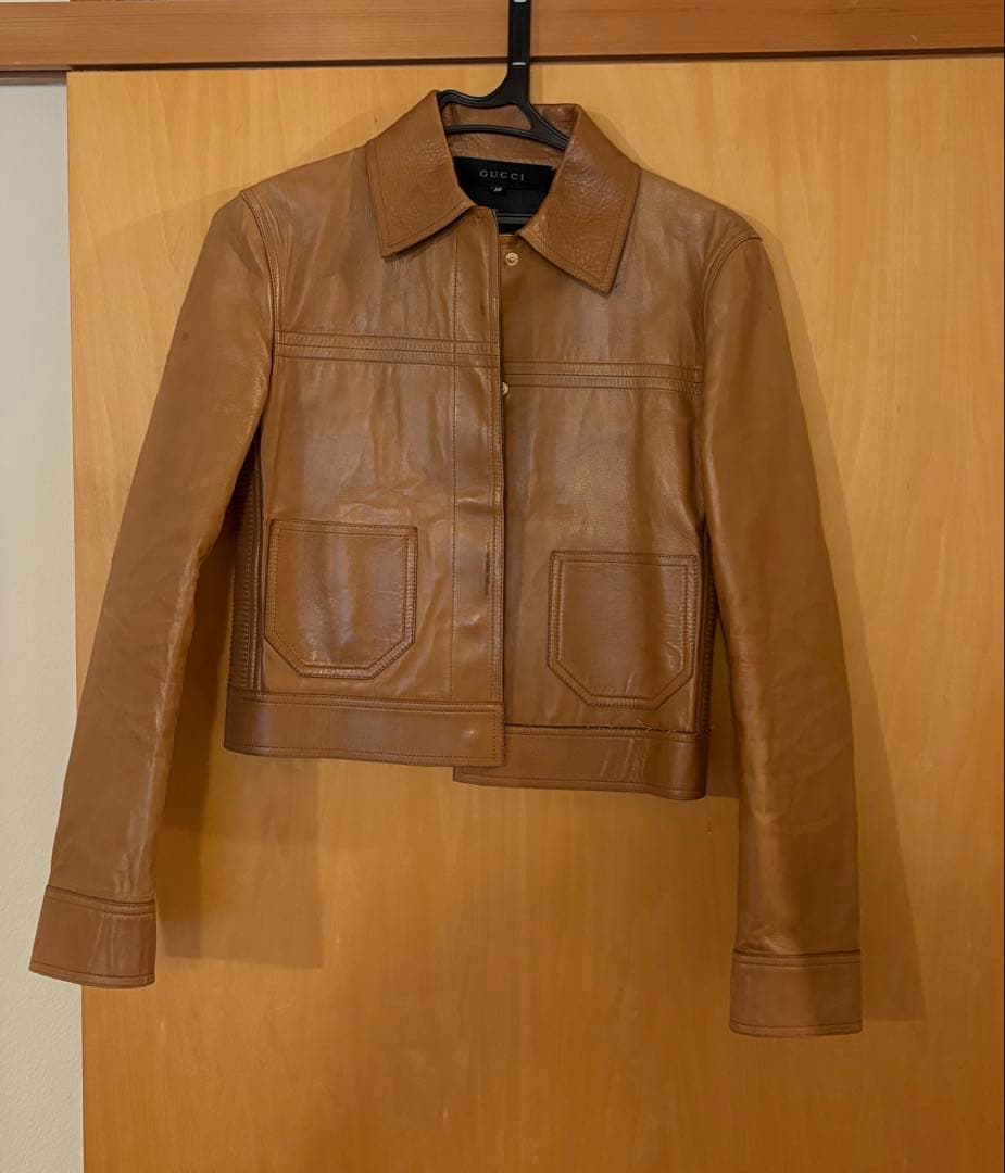 gucci トムフォード期 レザー ジャケット