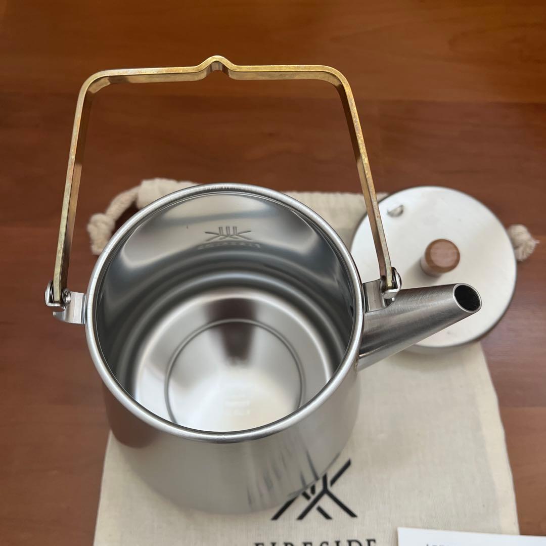 FIRESIDEトリップケトル 1.0L サテンシルバー