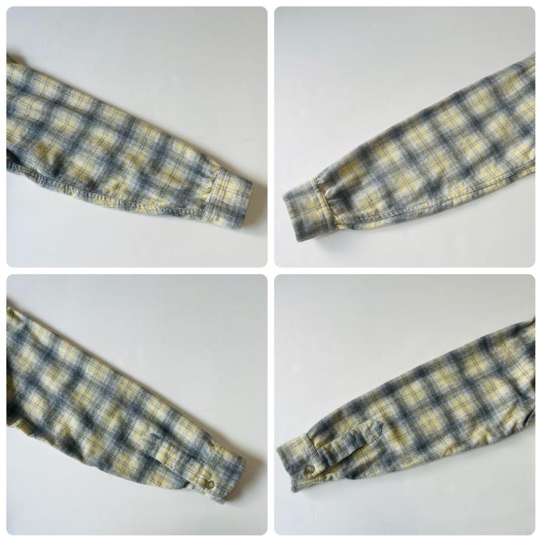 ド*ン様 Pendleton 1950s ウールボードシャツ USA製 L 黄色