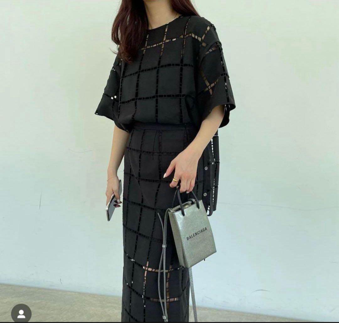 トップス Square Lace Top Square Lace Skirt