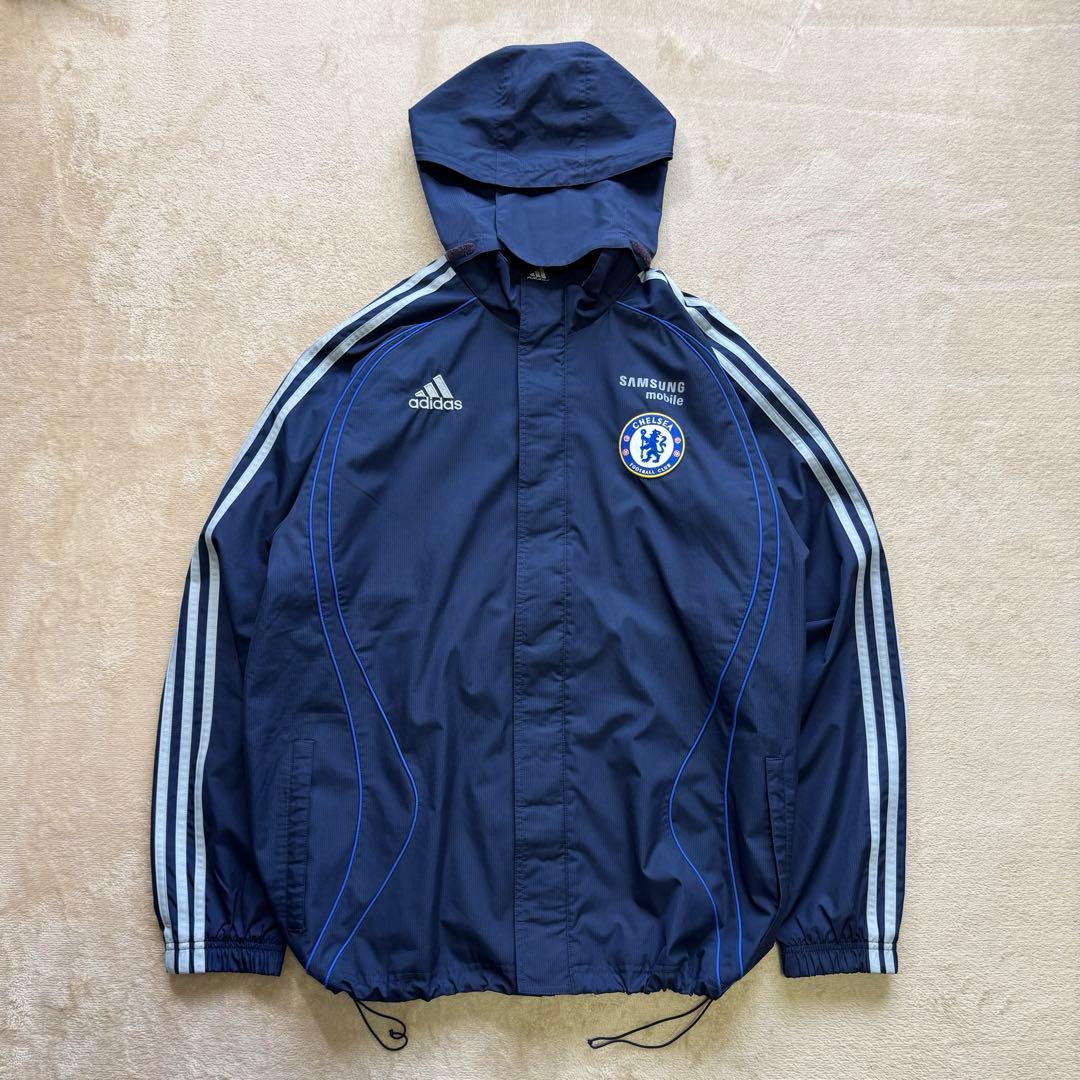 【激レア・入手困難】アディダス チェルシー　ウィンドブレーカー　ドローコード