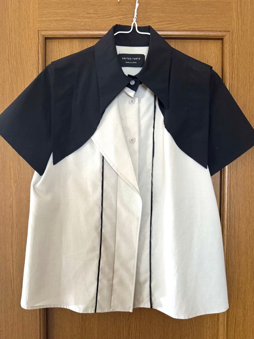 UNITED TOKYO カールレイヤードブラウス