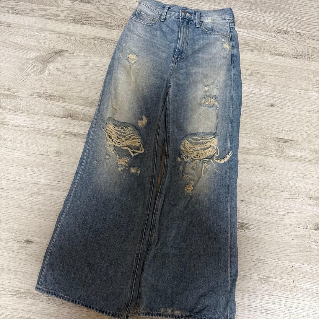 SLY DAMAGE J/W FLARE PT-C ダメージ ジャストウエスト