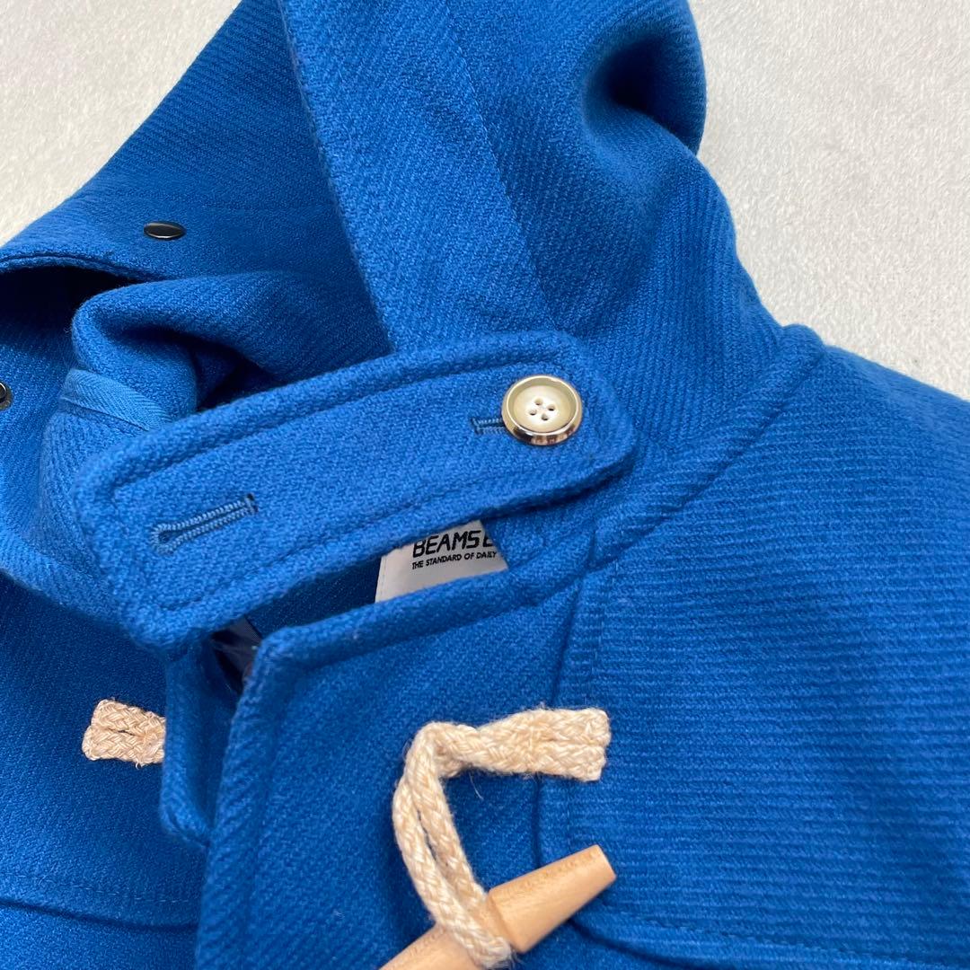BEAMS BOY メルトン ロング ダッフルコート F トグル フーデット