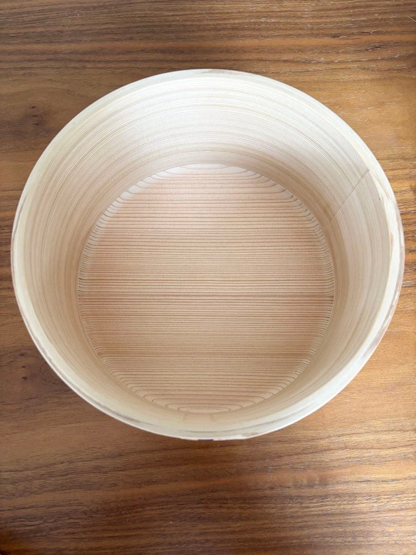 【新品未使用品】おひつ　杉　自然素材　柴田慶信商店　ごはん　七寸　わっぱ