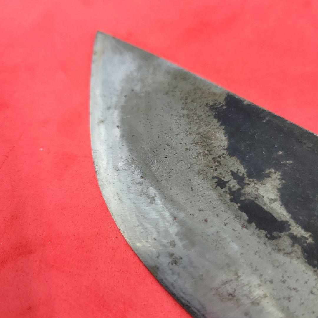 古式百錬　土佐　名匠　武峰作　アンティーク　ナタ　鉈　狩猟刀