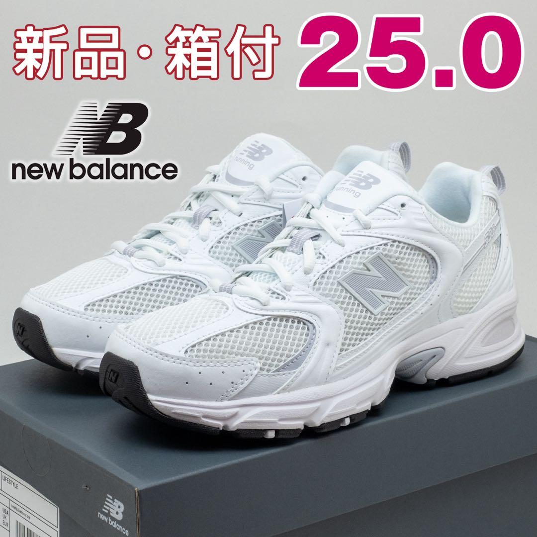 ニューバランス レディース ランニングシューズ ホワイト 25cm 白 軽量