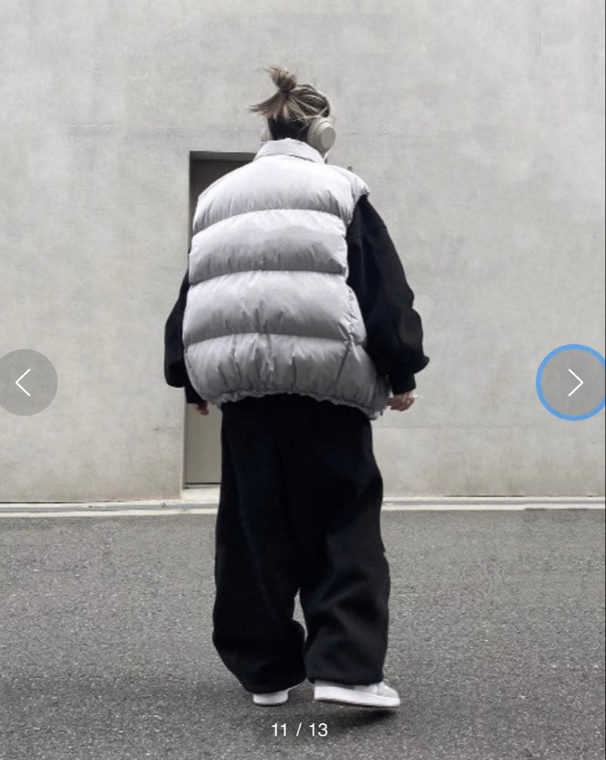 yaca ダウンベスト　Freeサイズ