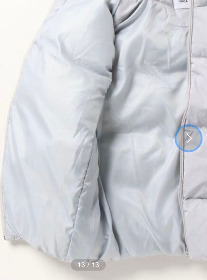 yaca ダウンベスト　Freeサイズ