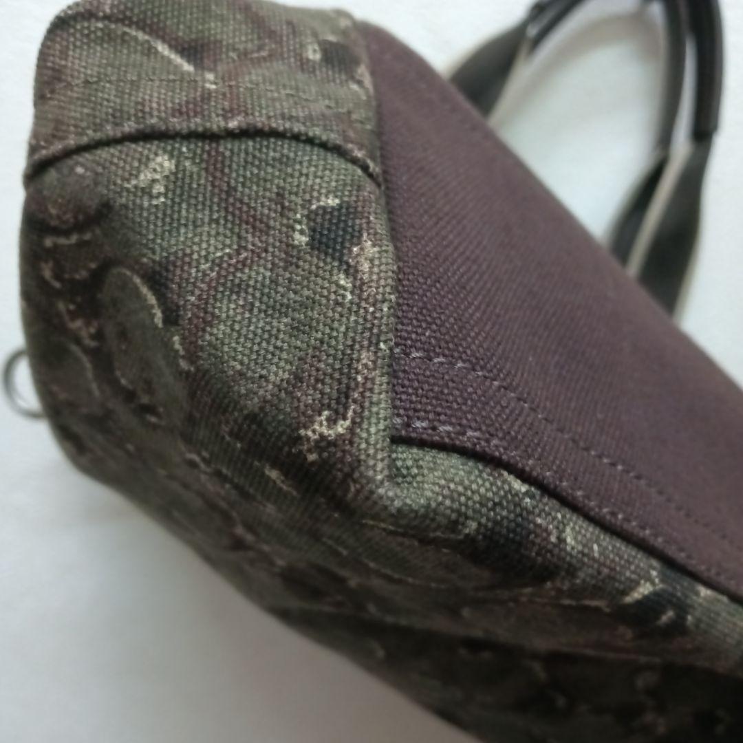 COACH ロゴプリント キャンバス　トートバッグ 　カモフラ　迷彩　希少