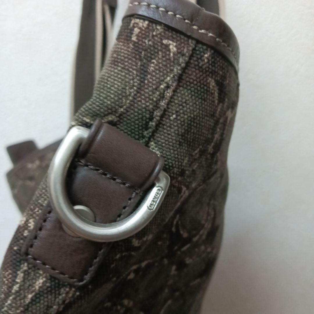 COACH ロゴプリント キャンバス　トートバッグ 　カモフラ　迷彩　希少